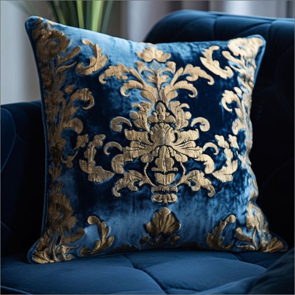 Knighthood Royal Embossed Cushion
